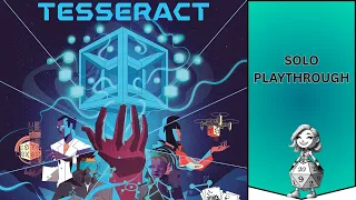 Tesseract Board Game Solo Playthrough | Brain-Burning Sci-Fi Strategy