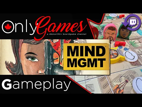 Mind MGMT: The Psychic Espionage Game (Training Mission Gameplay) - Twitch Live Stream Replay
