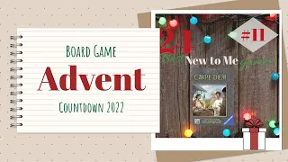 Board Game Advent Countdown | #11 Carpe Diem