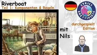 Riverboat - Komponenten & Regeln - Cyrils Brettspiele(S164E01)