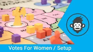 Votes For Women Game Setup | Fort Circle Games | Board Games