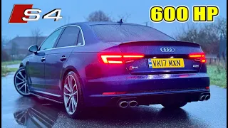 600HP AUDI S4 B9 // REVIEW in QUATTRO WEATHER on AUTOBAHN