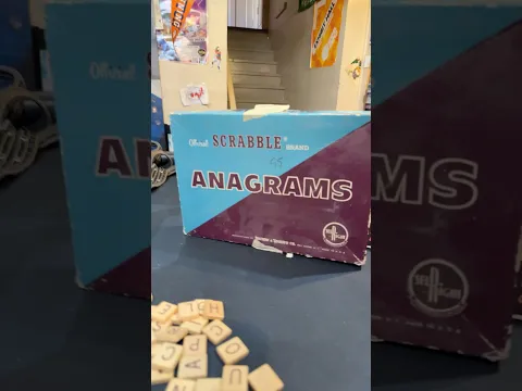 How to play Scrabble Anagrams. The 1962 lazy cash grab from the people who made Parcheesi. It’s fine