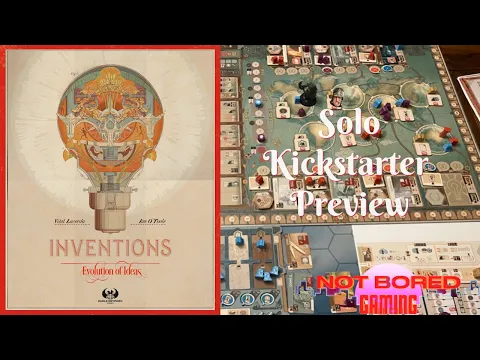 Inventions: Evolution of Ideas - Solo Kickstarter Preview - Not Bored Gaming