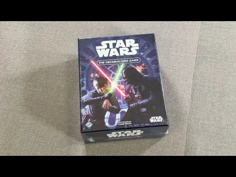 The Discriminating Gamer: Star Wars: The Deck-Building Game unboxing with Ray