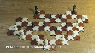 Chess Board Changes Shape -- Puzzle Board Chess