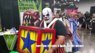 Jack in the box Lunging clown head prop Jack in the box Lunging clown head prop
