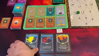 Slay the Spire: The Board Game - Ascension 6 Defect Solo Playthrough (Act 2)