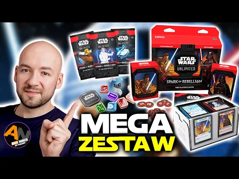 Star Wars: Unlimited - Spark of Rebellion | Starter | 3xBooster | Double Deck Pod | Akrylowe żetony