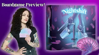 Let's Peek at Nightshift, the 18+ Board Game from Exotic Cancer- Preview & Overview 💎👀
