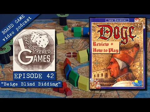 DOGE BOARD GAME Review + Tutorial How To Play (Leo Colovini, 2000) Episode 42: "Beige Blind Bidding"