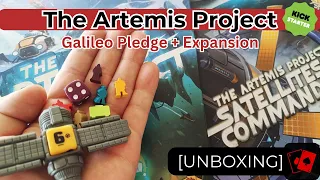 Unboxing | The Artemis Project (2nd Edition Galileo Pledge + Satellites & Commanders Expansion)