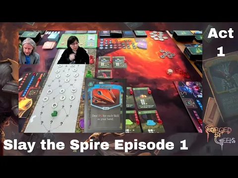 Slay the Spire Board Game 4 Players- EP 1 - Act 1