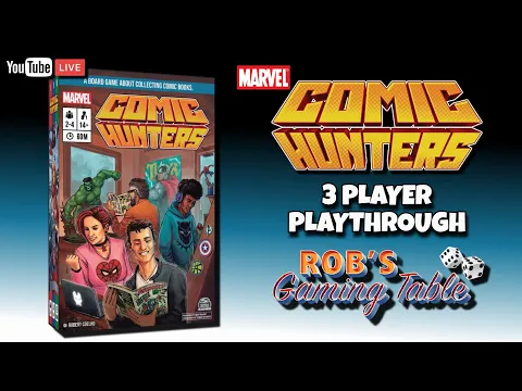 Comic Hunters Board Game Playthrough