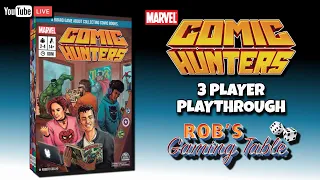 Comic Hunters Board Game Playthrough