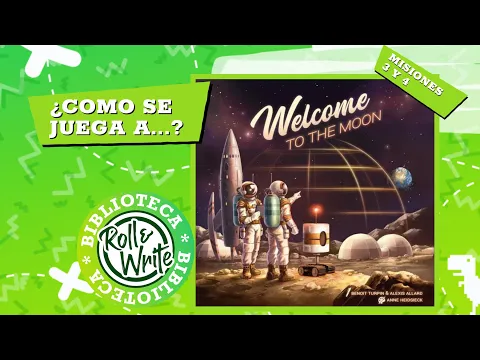 Como se Juega a Welcome to the Moon - Escenarios 3 y 4 en castellano (Juego de Mesa Flip & Write)