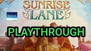 Sunrise Lane Board Game | Playthrough
