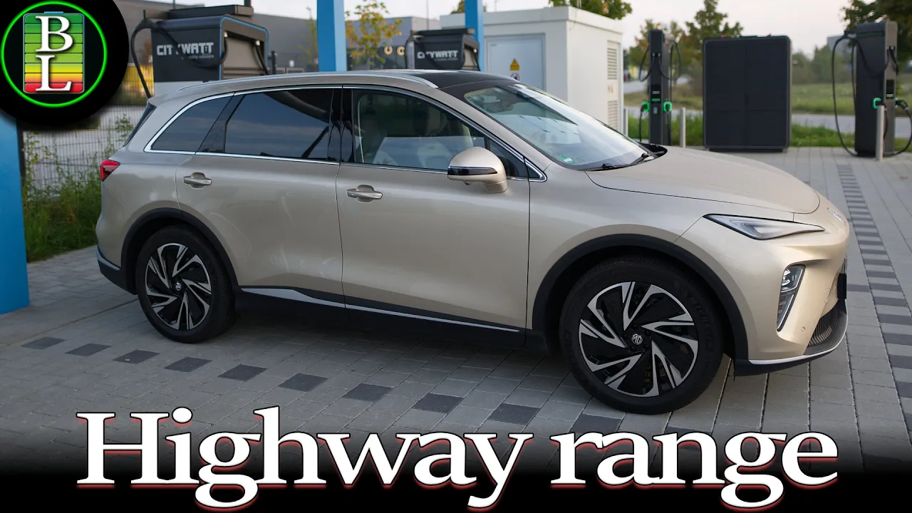 MG S6 EV RWD (74kWh) - 130 km/h (81mph) highway range test