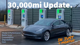 Model 3 Performance Long Term Update 1 - 30k miles over 4 months