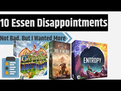 10 Games At Essen 2026 That I Was Disappointed By
