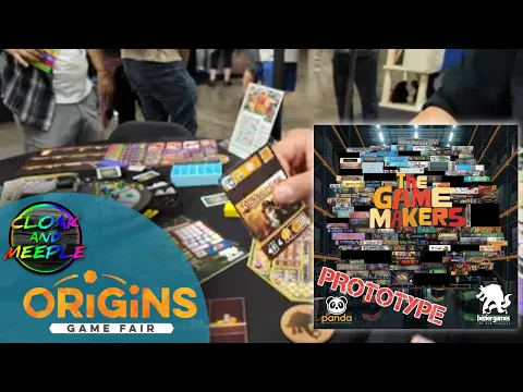 We got to check out The Game Makers from Bezier Games at Origins Game Fair