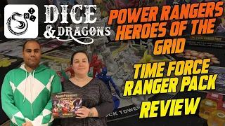 Dice and Dragons - Power Rangers Heroes of the Grid Time Force Ranger Pack Review