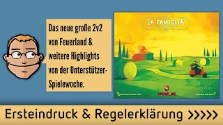 La Famiglia– Brettspiel – Ersteindruck und Regelerklärung