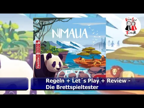 Nimalia von Pegasus Spiele - Regeln + Let´s Play + Review - Brettspiel - Die Brettspieltester