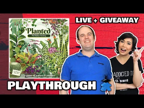 Planted - LIVE Playthrough Board Game & Giveaway Worldwide
