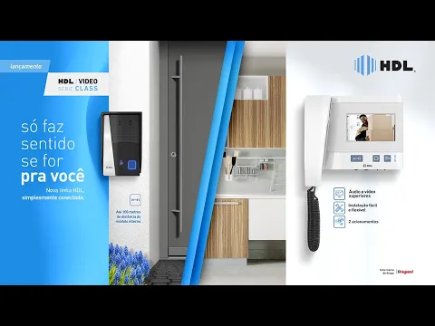 Kit Porteiro Eletrônico Residencial HDL Class
