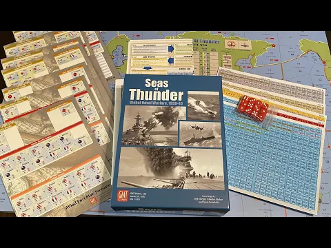 Seas of Thunder (GMT) - Unboxing and Overview