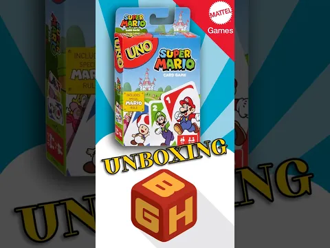 Board Game Heaven Unboxing 240: UNO Super Mario (Mattel Games)