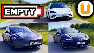 Tesla vs BYD vs Hyundai — REAL EV Range Test (One Result Shocked Us)