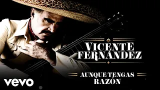 Vicente Fernández - Aunque Tengas Razón (Letra/Lyrics)