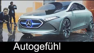 Mercedes A-Class electric? EQA Compact EV Concept vs EQC REVIEW IAA 2017 - Autogefühl