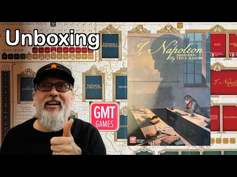 I, Napoleon Board Game | GMT Games | Unboxing | Solitaire Game | Designed by Ted S. Raicer