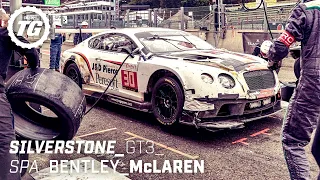 Chris Harris at The Races: Bentley Continental GT3 & McLaren 650S GT3 | Top Gear