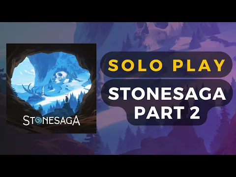 Stonesaga Board Game - Solo Gameplay - Day 2 - Seeds on the Wind Challenge | DaniCha