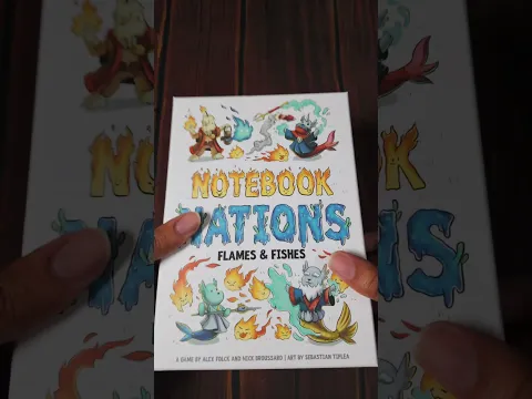 Notebook Nations FULL Unboxing — Base Game + Both Expansions! #boardgamenight #unboxing