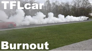 The Ultimate 2015 Dodge Charger Hellcat Red White & Blue Triple Burnout!