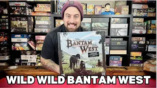 Bantam West Board Game Review - Unboxing - Kickstarter - Bantam Planet