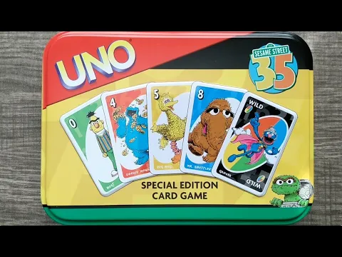 UNO Sesame Street 35th Anniversary Card Game