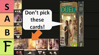 Agora Conspiracy Cards Tier List | 7 Wonders Duel