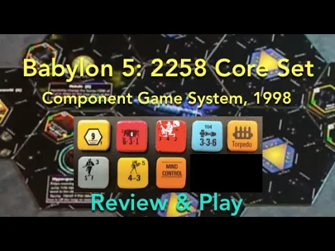 Babylon 5 2258 Core Set (Component Game System) Review & How to Play
