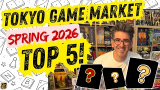 Tokyo Game Market Spring 2026 - TOP 5! #boardgames #tokyogamemarket