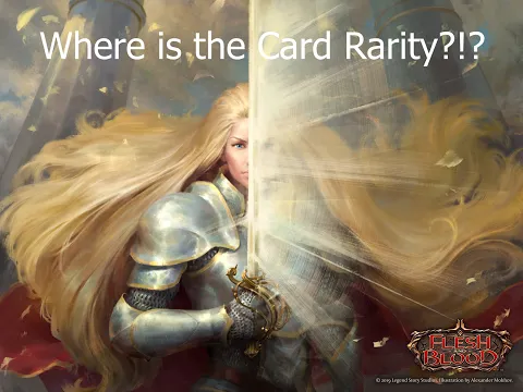 Card Rarity and Pitch Cost Color?