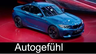 First ever BMW M2 Coupé reveal premiere all-new neu - Autogefühl