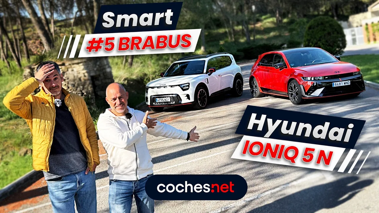 Hyundai Ioniq 5 N vs Smart #5 Brabus | Comparativo / Review en español | coches.net