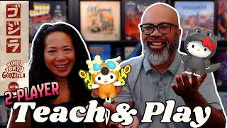 King of Tokyo: Godzilla with Hello Kitty figures!!!