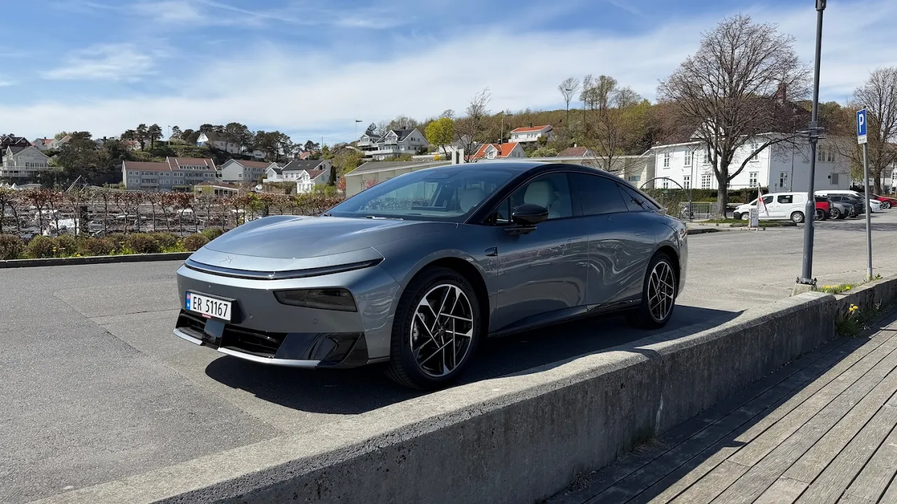 XPENG P7+ RWD vår første test i Norge